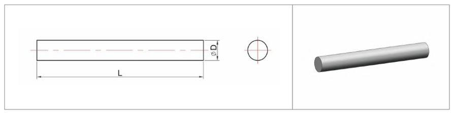 Specification of TCT Rods for Woodworking