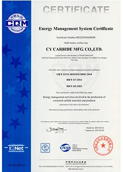 energy management system certificate