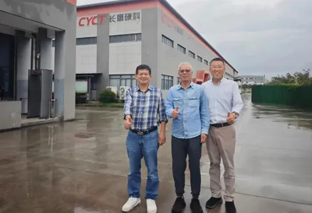 中国机床工具工业协会工具分会领导莅临长鹰硬科指导工作，共探刀具材料行业发展新机遇
